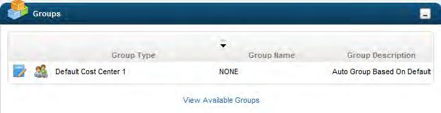 Groups - all groups this employee belongs to will be displayed here. Extra Fields - if any extra user-definable account fields were created within Company Configuration, these fields appear here.