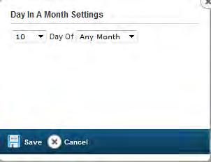 Profile). To create a Days Profile: 1. Go to Company Settings > Profiles/Policies > Days. The Company Days Profiles screen will display. 2. Click on the button. 3.