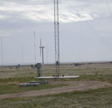 Figure 23. Picture taken from the meteorological tower. (Picture not taken during test.