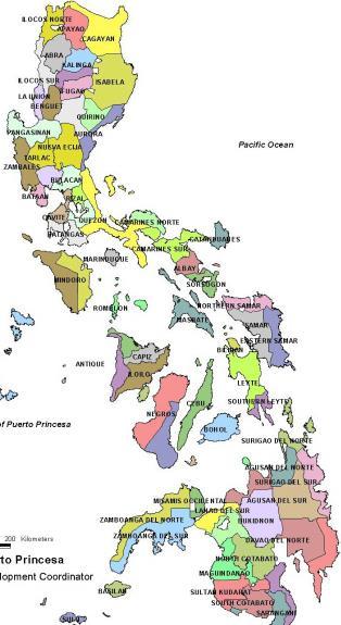 PAMPANGA Figure 18: Map of the Philippines with the major shrimp aquaculture provinces of Pampanga, Bulcan, and Pangasinan on the northern island of Luzon encompassed by circles.