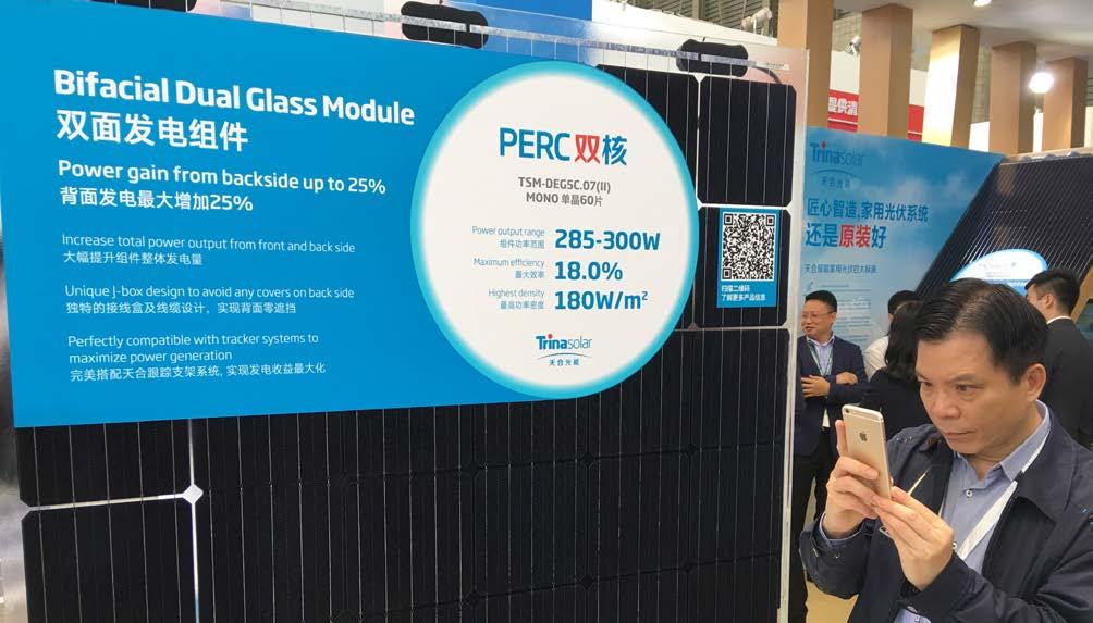 4.2 Bifacial Modules Glass-glass panels are the key enabler for the hottest advanced solar module technology today bifacial modules.