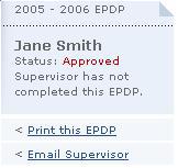 When it comes time to complete an EPDP, the supervisor must go first.