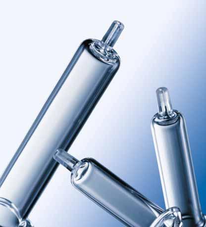 The precise inside diameters of FIOLAX improves the operational reliability of the syringe plunger. Depending on the tube size, we manufacture inside diameter tolerances of up to +/- 0.