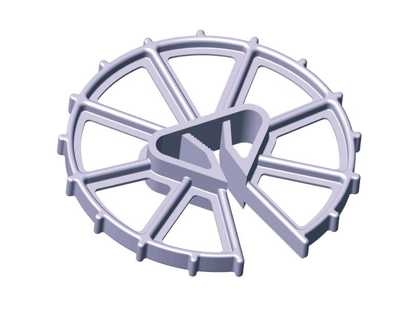 CONAC Locking Wheels are available for cover from 1" to 3". REFERENCE RW10L 1 3 & 4 1000 RW12L 1 1/4 3 & 4 1000 RW15L 1 1/2 3-6 1000 RW20L 2 3-6 500 RW25L 2 1/2 3-7 300 RW30L 3 4-8 250 U.S.
