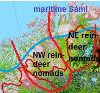 some maritime Sámi had landed on the wrong side of the border around 1850 Norwegian authorities started to restrict the traditional rights of Ohcejohkka Sámi to fish in Barents sea; premise: these