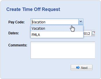 The Request List window appears. 2. Select Create New Request.