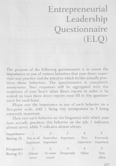 Questionnaire Modified Use Qs 1-40 You Qs 41-50