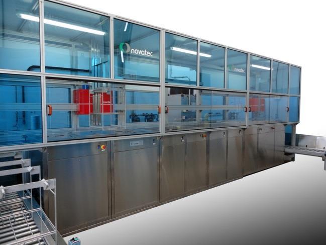 CUSTOMIZED SYSTEMS Novatec s production includes customized installations - Ultrasonic Cleaning Plants - Manual or Automatic Customized systems The key product is the PLURITANK (Multi-Tank)