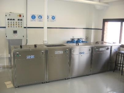 customized and specially designed cleaning systems - Treatment Finishing for