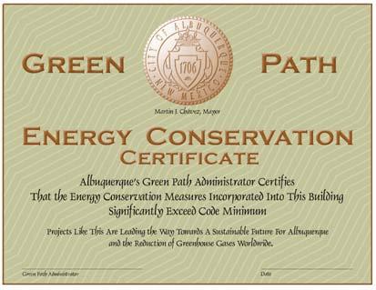 GREEN PATH INCENTIVES RECOGNITION INCENTIVES Green Path Certificates Green Path Backsheets GREEN