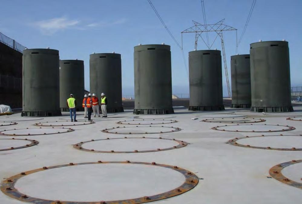 Holtec s HI-STORM UMAX System Design and Implementation High Seismic Canister Storage in California In California, Holtec deployed the first anchored aboveground dry storage system at Diablo