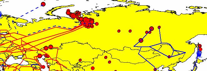 Shtokmanov: 3.2 Tcm Yamal region: 10.5 Tcm Russia Yamburg: 4.1 Tcm (40% Dpl) Urengoi: 5.4 Tcm (49% Dpl) Zapolyarnoye: 3.4 Tcm (plateau) Medvezhye: 0.