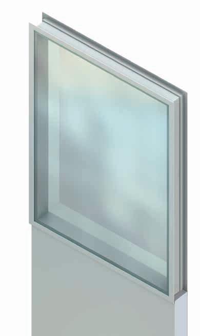 Semi-Flush Window Application UltraTech Semi-Flush Windows windows are designed as semiflush mounted glazed frame for 60, 80 or 100mm Versatile panel systems.