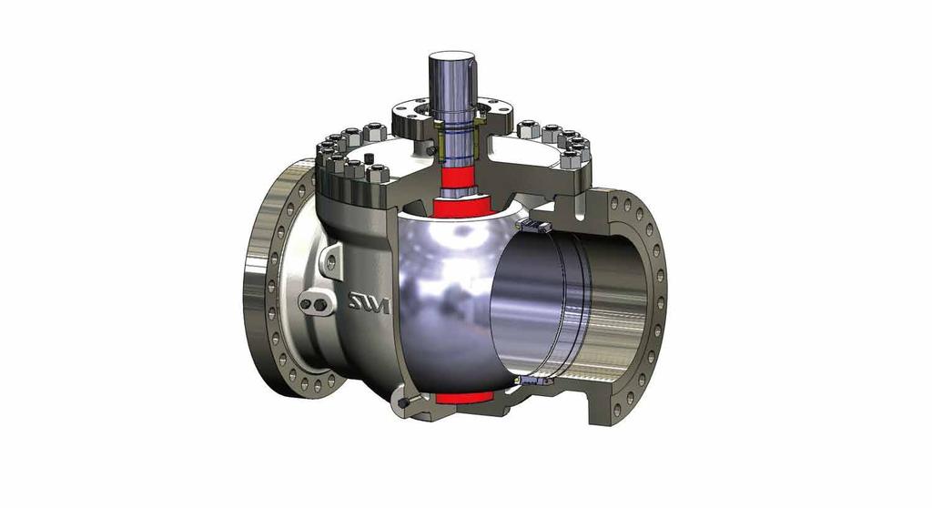 3 4 SWI s range of Top Entry trunnion mounted ball valve design incorporates some of the most advanced features, including many major Owner & Operating Company specification preferences, whilst fully