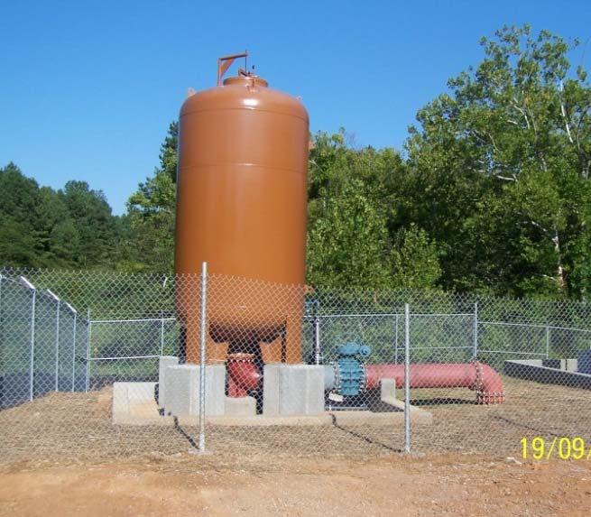 Figure 8 Control Valve at FWHWRC Figure 9 Alcovy River PS Surge Tank In addition, the