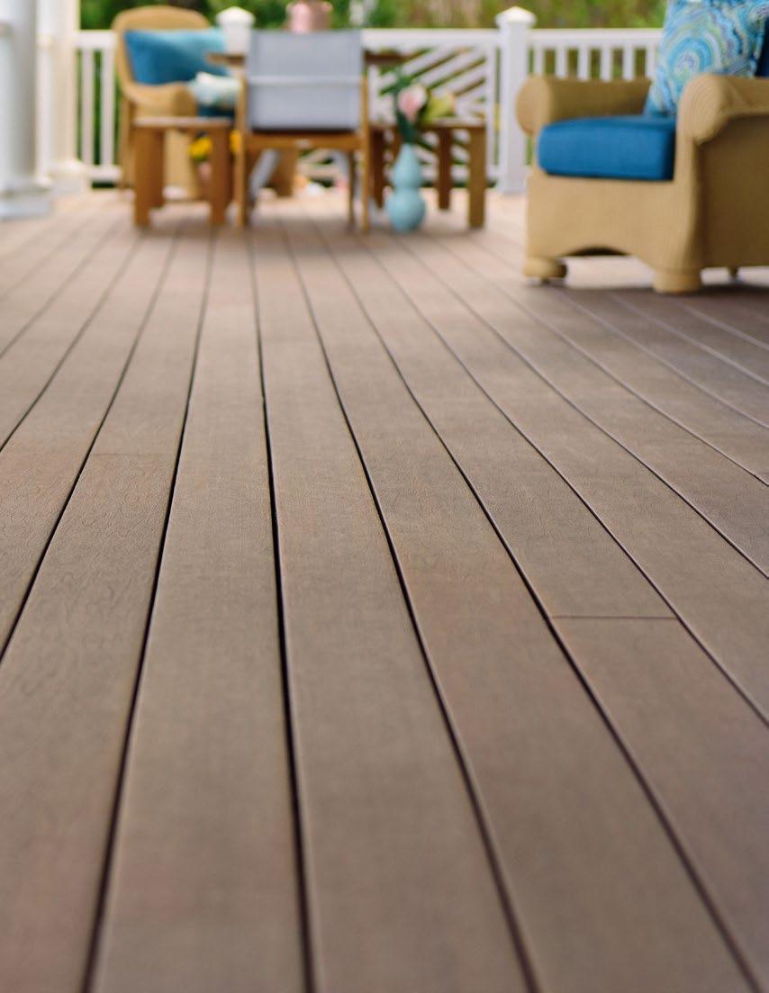DECKING RECLAIM YOUR WEEKENDS Free time was meant for rest and relaxation, not sanders and deck stain. Fortunately, Fiberon decking is incredibly easy to maintain.