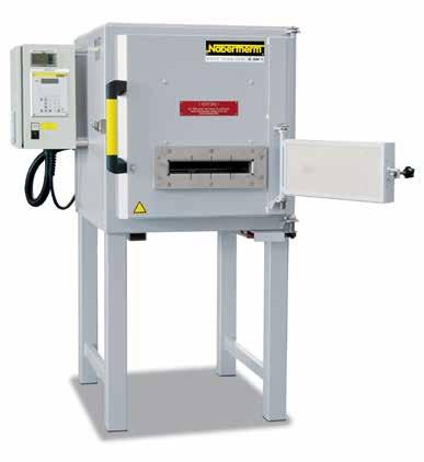 The modular furnace design allows for adaptation to specific process requirements with appropriate accessories.