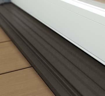 Many patio door sills are made using aluminum a material that, over time, is likely to show wear and tear.