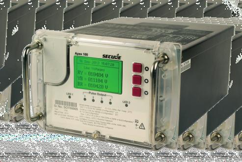 Apex 100 Apex 100 is an advanced high-end precision meter, specifically designed for generation, transmission and consumer bulk power transfer points.