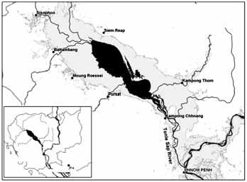 1. Introduction Geographical location and issues relevant to sustainable development The Tonle Sap Lake in Cambodia is the largest permanent freshwater body in Southeast Asia (Figure 1).