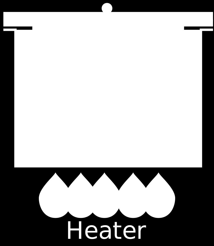 Temperature uniformity is achieved by isolating the upper pot from the stove heating element through by interposing a pot of boiling water (Can 2).