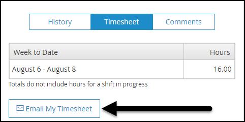 Access the Dashboard Access the Employee Dashboard by clicking Home from the menu bar. Easily retrieve messages from a supervisor. Select My Timesheet to complete timesheets for work performed.