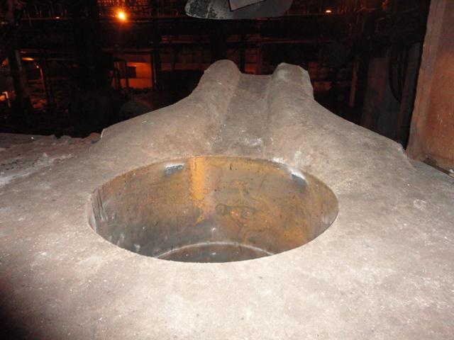 Often this crucible is divided into two different parts.
