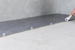 5. GROUTING LARGE FORMAT CERAMIC TILES The grout line between each tile must be at least 2 mm wide and must be increased