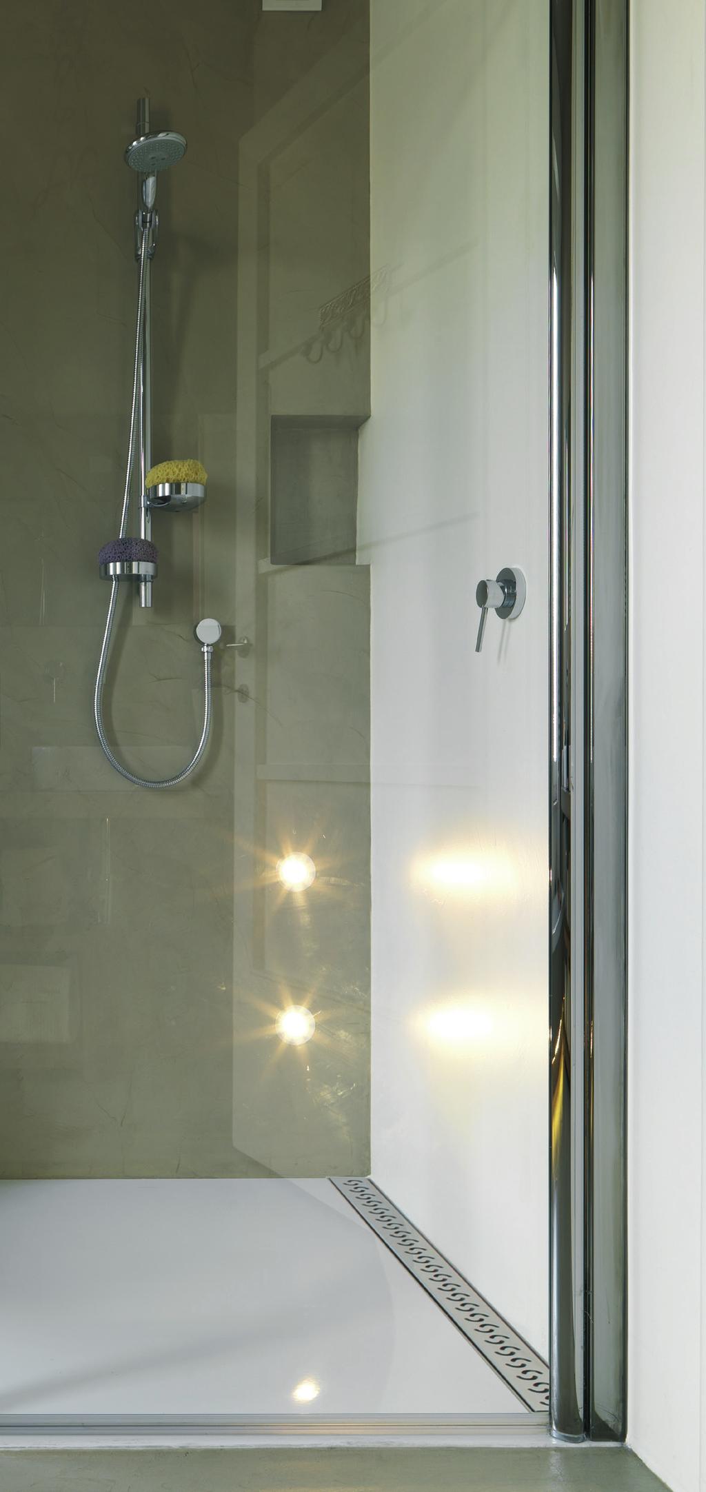 BATHROOM LINEAR DRAINAGE VERSION WITH SIPHON