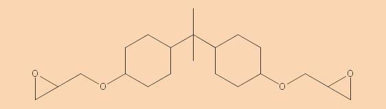 Epalloy 5000/5001 Hydrogenated Bisphenol-A Diglycidyl ether Structure Property EEW g/eq