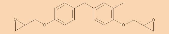 Epalloy 7200 Modified Bisphenol-A diglycidyl ether R Structure Resin EEW g/eq Viscosity @ 25C, cp