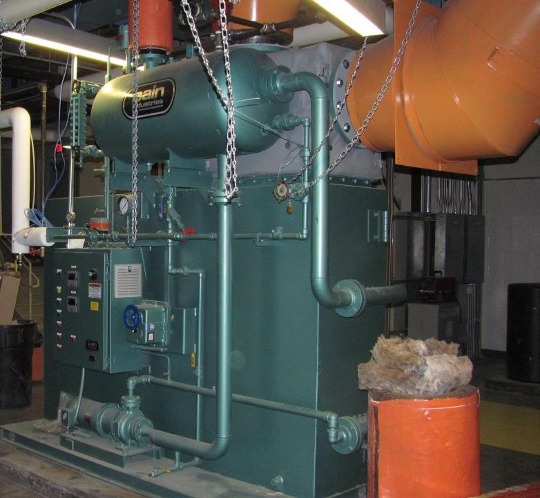 Heat Recovery: Steam Generation 5 150 psig steam pressures Generate steam and