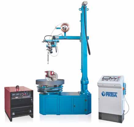 PKTBA-UN-1...PKTBA-UN-3 MACHINES FOR HARDFACING / OVERLAYING OF PIPELINE VALVES PARTS PURPOSE: automated hardfacing / overlaying of pipeline parts and elements with diameter from 50 up to 1200 mm (2.