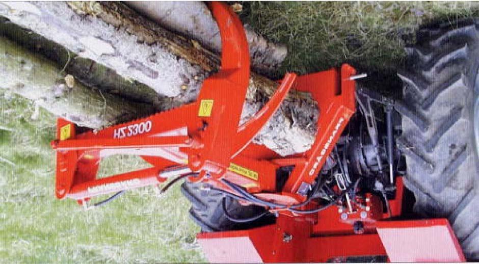 Figure 5.6 Fransgard Hydraulic Forestry Tong 5.4.3 Small scale production Small scale production would involve firewood being produced at the stump and loaded directly into a trailer or truck.