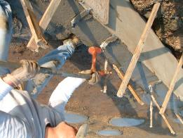 This work can be nearly eliminated by using a stiff slump such as 3 or 3 ½ slump for the perimeter footing.