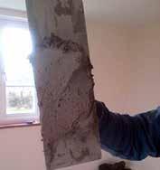 applying the Heat esistant Plaster when the PVA is tacky.
