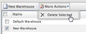 Administration 255 5. Click OK to save your changes. The warehouse appears in the list.