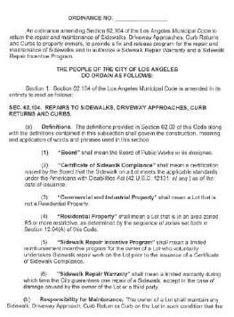 Adopted Ordinance Amending Section 62.