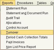 Turnover Select Reports,