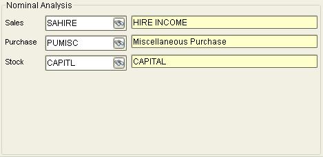 Analysis Tab Fill in the additional detail required in the Analysis tab.