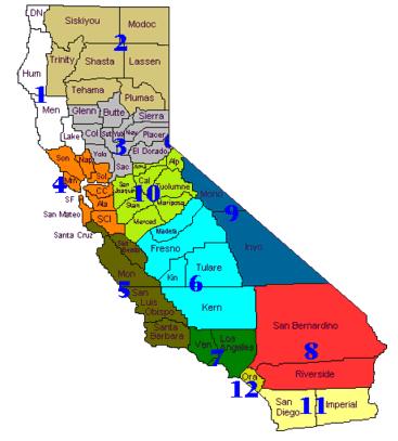 California Department of Transportation (Caltrans) Overview Part of the California Government Executive Branch 12 Districts Encompasses nine Bay Area counties of: Alameda, Contra Costa, Marin, Napa,