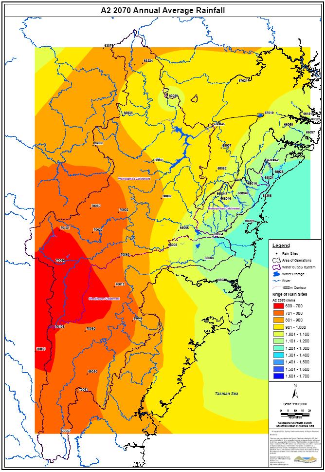rainfall distribution of