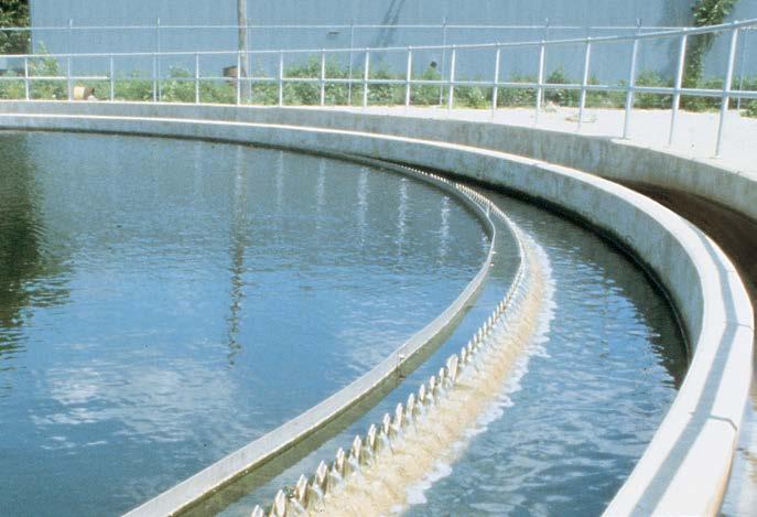 Rim-Flo system influent and effluent channels peripheral influent and effluent channels Complete, Rapid Diffusion As the controlled flow enters the tank through the orifices it is deflected by a