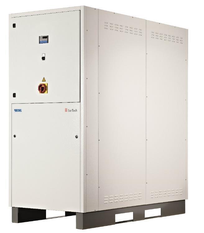 Hybrid Chiller HC a solution for industry and office with: Waste heat Solar cooling CHP Air compressor system What we have already done: Combination of Adsorption an electrical chiller in one casing.
