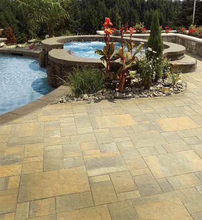STANdARd paver COLLECTION PANORAMA DEMI & SUPRA Panorama Demi & Supra combine the look of a natural stone with the ease of installation that interlocking pavers offer.