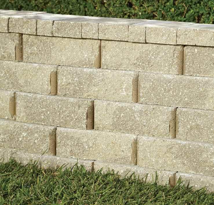 STANdARd RETAINING WALL COLLECTION ROCKWALL RETAINING WALL SYSTEM RockWall brings an unmatched sense of permanence to any home landscape.