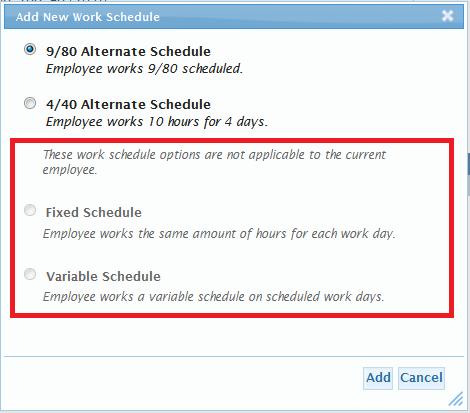 Fixed or Variable Work Schedule Assignment (Manage Employee tab, Search Employee Profile sub tab) For employees that are part of a bargaining unit which has daily overtime, TRS requires a work