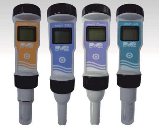 ph solution ( 2 bottles ) 6. Conductivity ( 1 bottle ) 7. Manual 8. Wrist strip 9. Hard carrying case More MIC water quality combo testers 99701 ph /mv/temp.