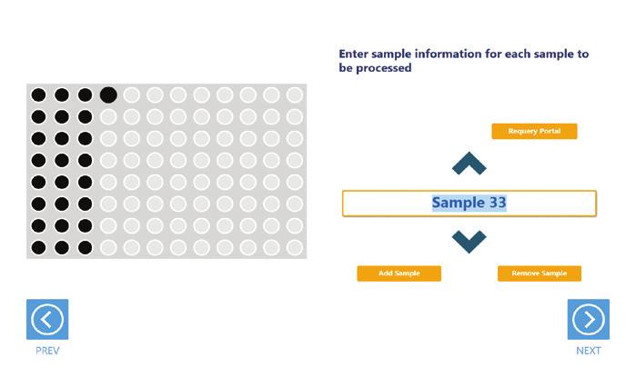 Press the Requery Portal button to repeat the process of retrieving sample identifiers from the Portal software for a piece of labware based on the labware bar code.
