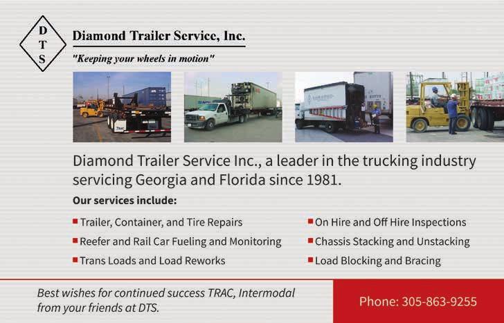 TRAC is North America s leading intermodal equipment provider and chassis pool manager. Since 2010, the operation s year over year growth has been about 20 percent.